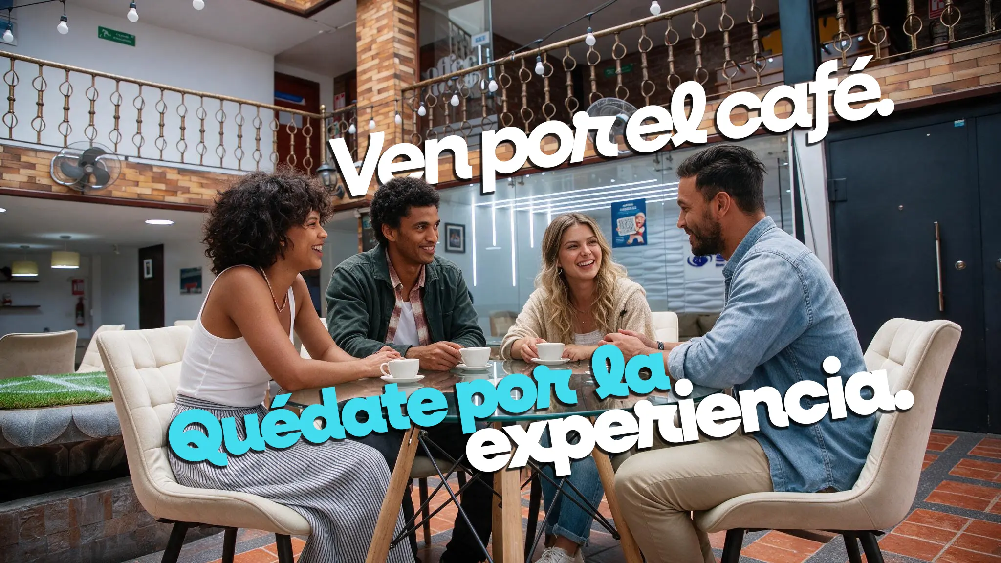 Ven por el café. Quédate por la experiencia.